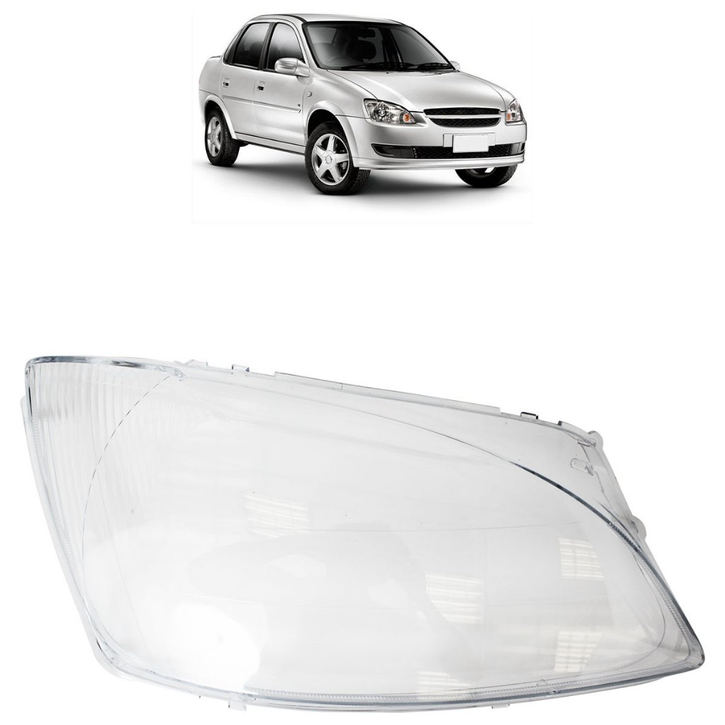 Lente Farol Dianteiro Classic 2011 2012 2013 2014 2015 2016 Transplante Lente Lisa Acrilico