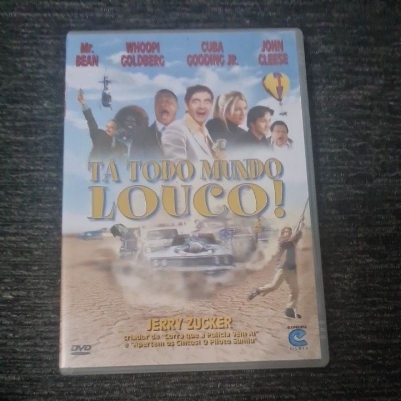 DVD Original Filme Tá Todo Mundo Louco!