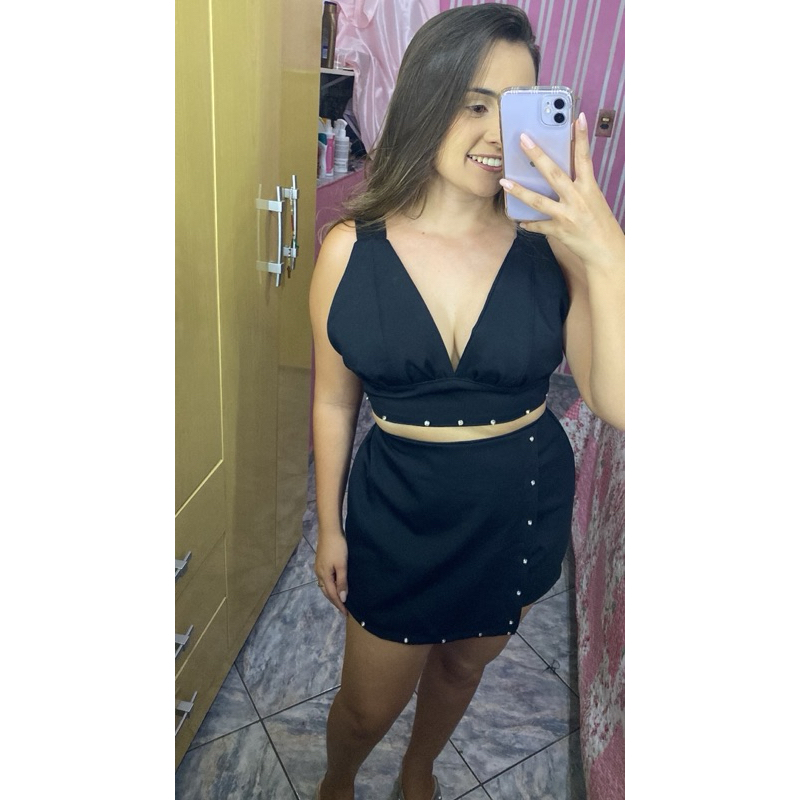 CONJUNTO ALFAIATARIA VESTE 36 ao 40