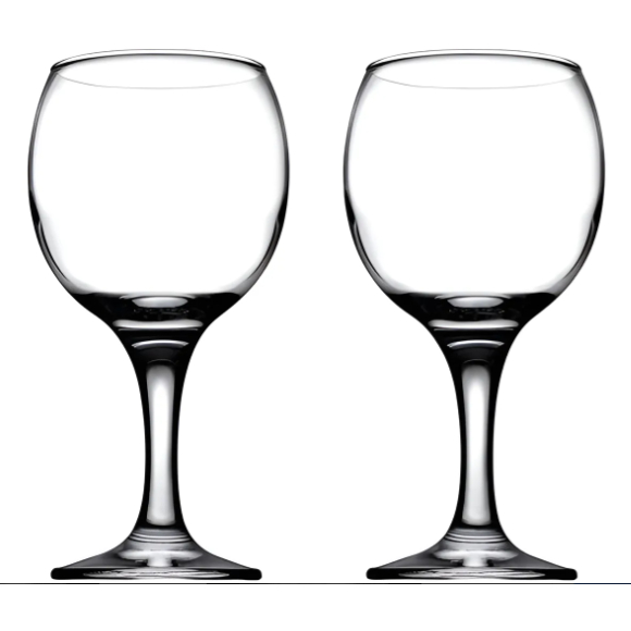 Jogo De 2 Taças De Vidro Para Vinho Água Cok Bistrô 290ml Cor Incolor em Oferta na Shopee