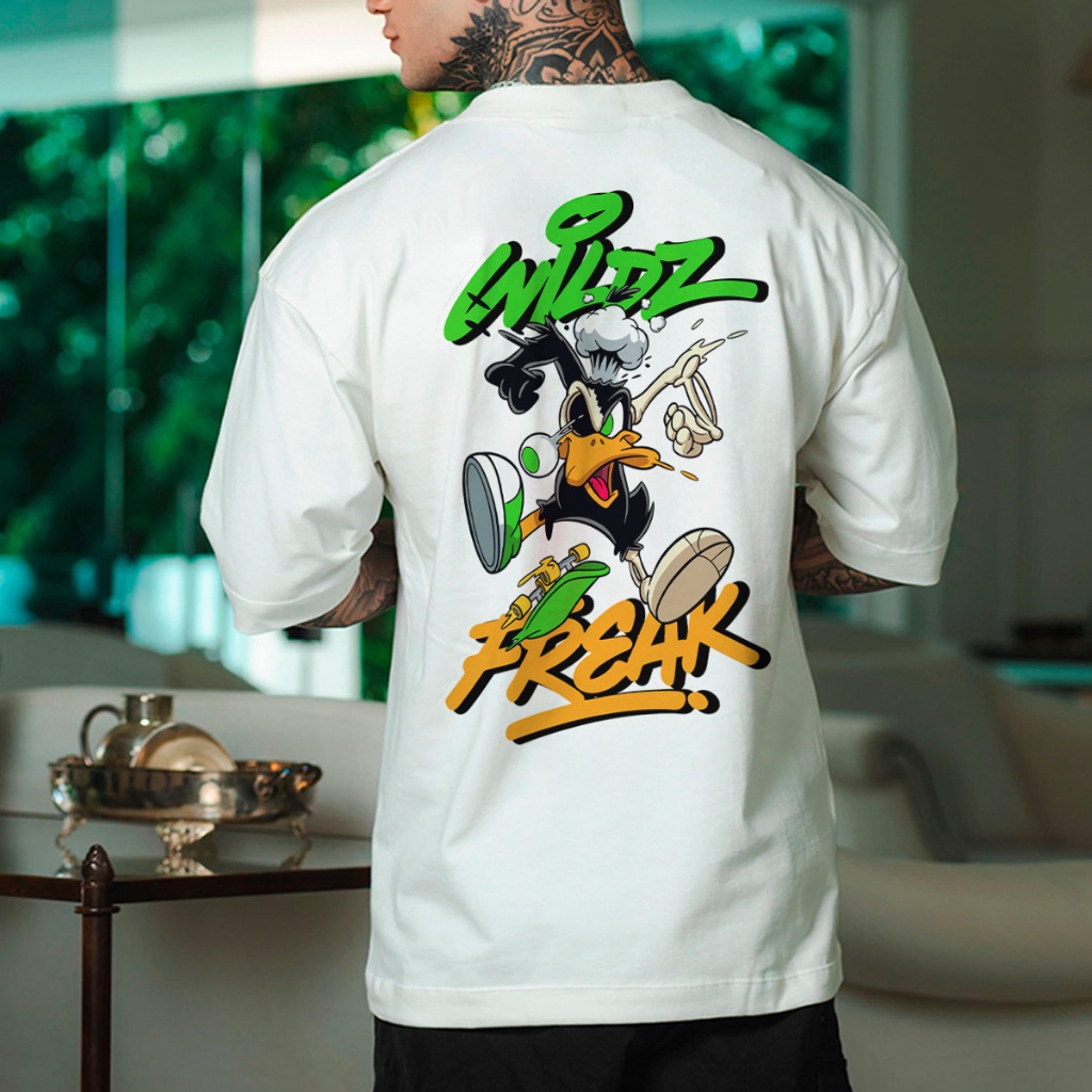 Camiseta Camisa Oversized Streetwear Desenho Personagem Patolino Unissex Estampada STW 363