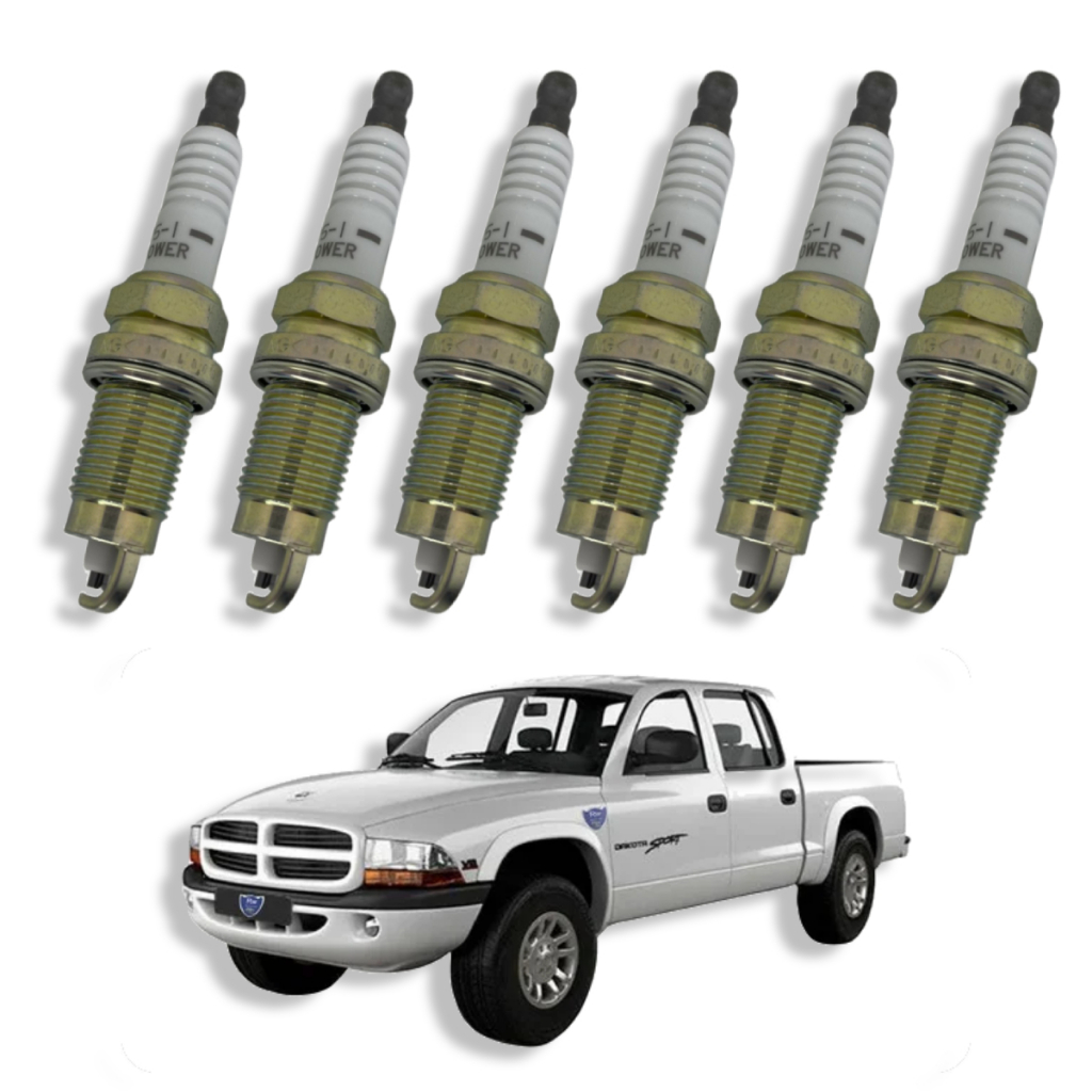 Vela De Ignição Ngk Dodge Dakota 3.9 V6 1997 A 2000 Jogo