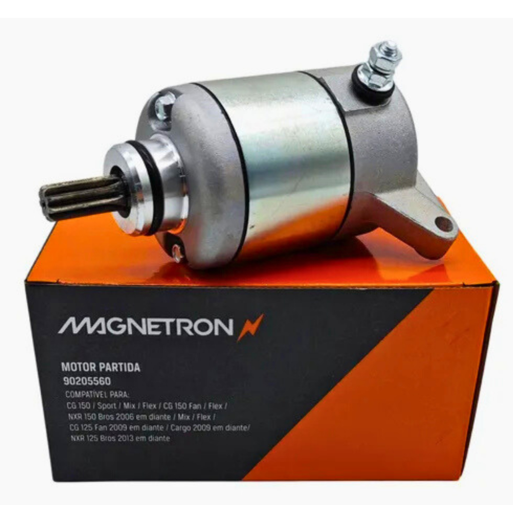 Motor de partida magnetron Cg Titan 150 Es/Esd partida 2006 2007 2008