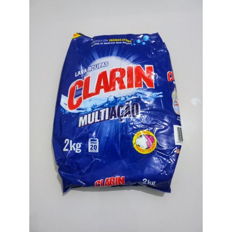 Sabão em Pó Clarin Multiação 2kg – Alto Poder de Limpeza
