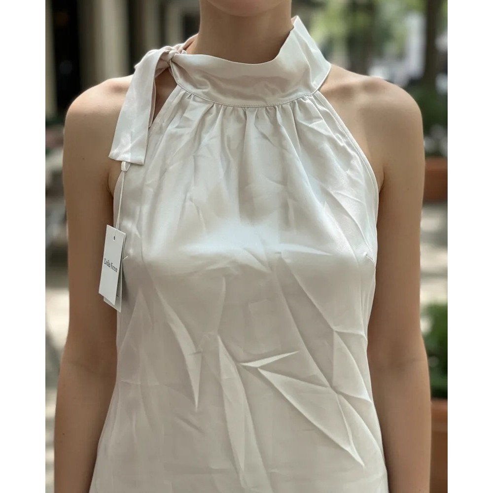 Blusa, Dalia Franco, Hapa Cetim, Poliéster 94%, Elastano 6%, Tamanho P