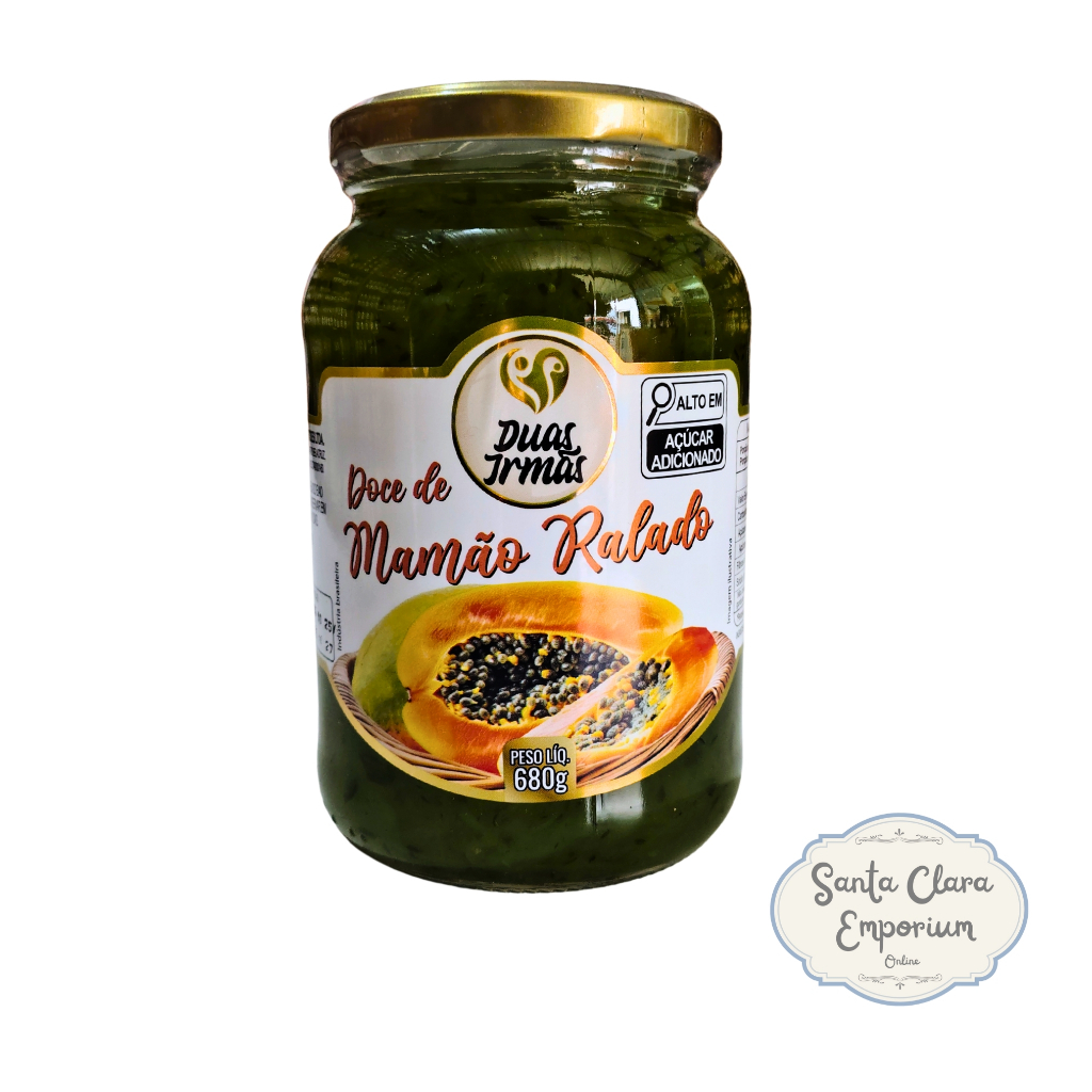 Doce de Mamão Ralado Duas Irmãs 680g