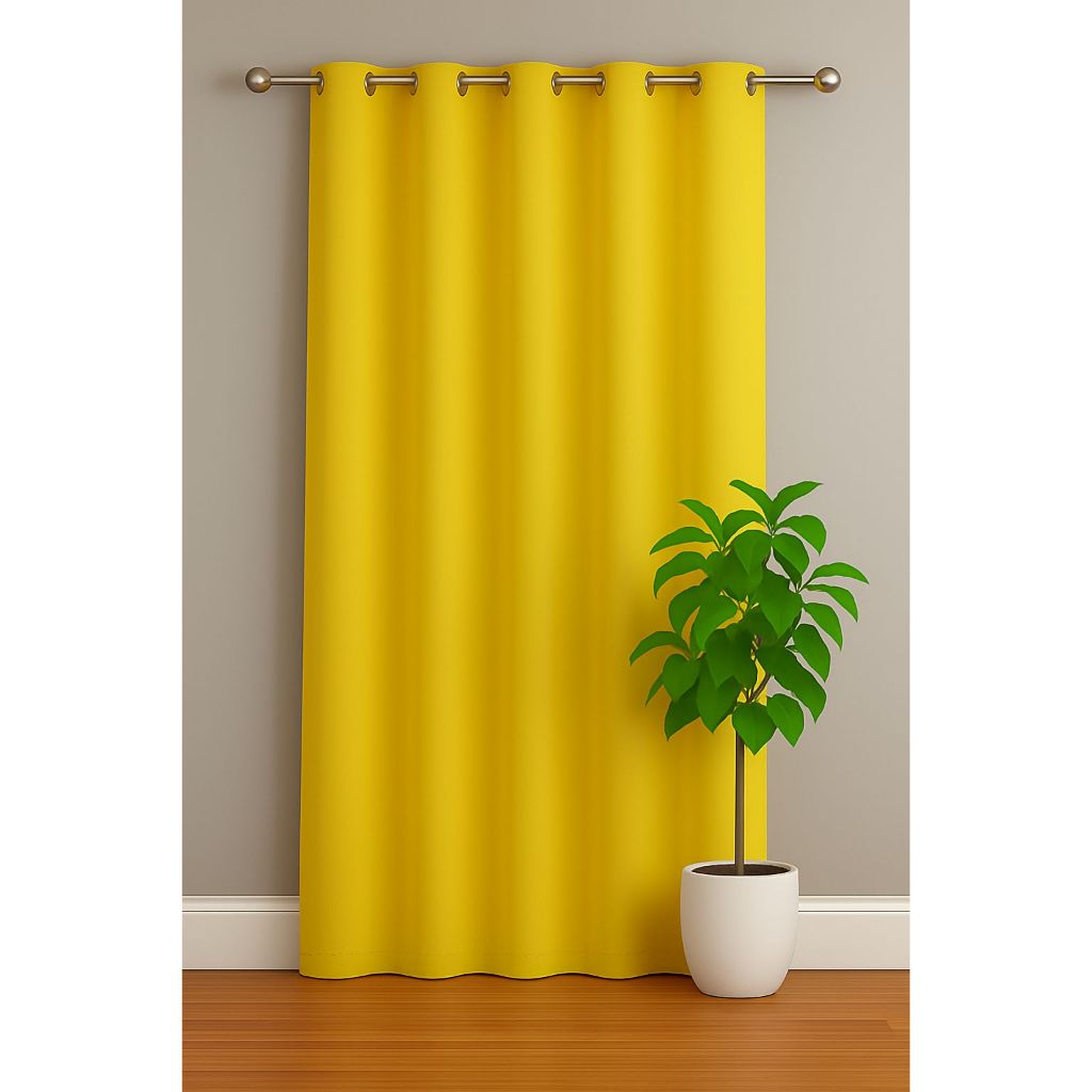 Cortina Oxford Completa Lisa com 6 Ilhós 1,85m x 1,50m De Parede – Várias Cores, Decoração Moderna. em Oferta na Shopee