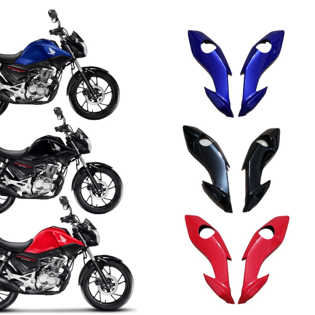 Carenagem Lateral Do Farol Bananinha Cg 160 Start 2026 Par em Oferta na Shopee