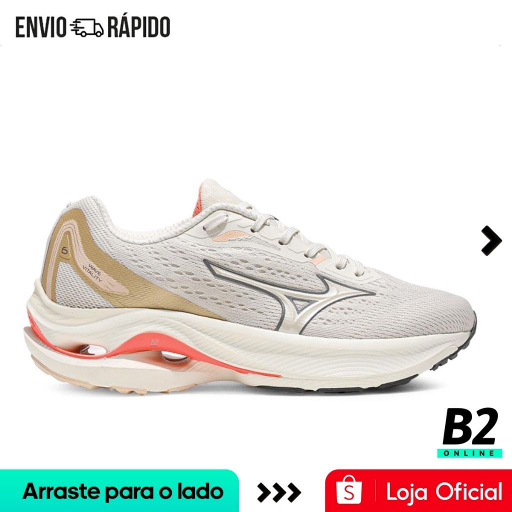 Tênis Mizuno Wave Vitality 6 Feminino Original Com Nota Fiscal e Garantia