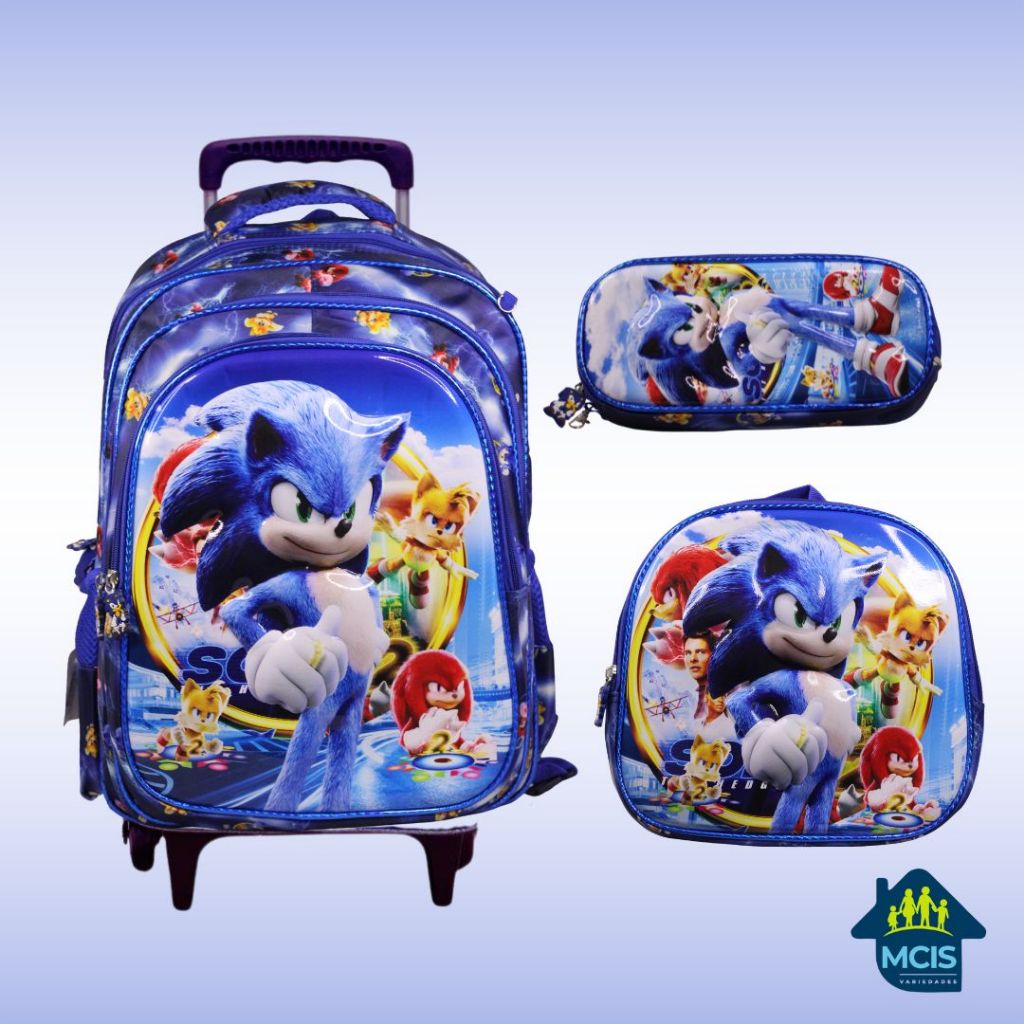 Mochila Estojo Sonic: Onde Comprar | BuscaProdutos