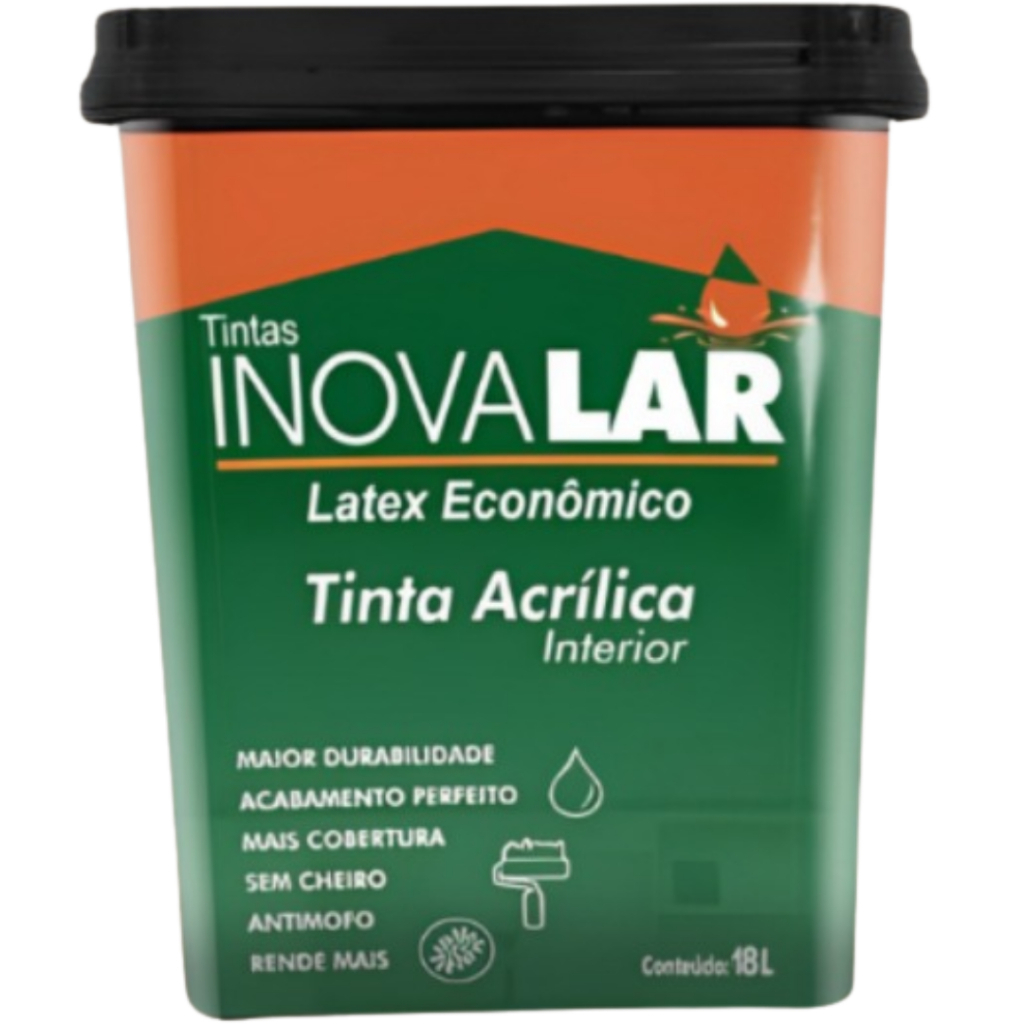 Tinta Acrílica Inovalar Econômica 2O KG– Secagem + Rápida  Alto Rendimento Uso Interno Baixo em Oferta na Shopee