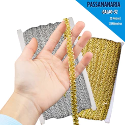 Fita Galão/ Passamanaria 32 - Rolo com 20 Metros