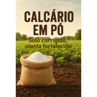 🌱 CALCÁRIO DOLOMÍTICO EM PÓ, CORRETIVO DE ACIDEZ,  PRODUTO PARA CORRIGIR O PH DO SOLO, EMBALAGEM DE 1, 3, 5 E 10 KGs em Oferta na Shopee