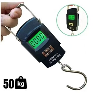 KIT 4 Balança De Mão Digital Portátil P Bolsa Mala Peixe de Até 50kg CD08 em Oferta na Shopee
