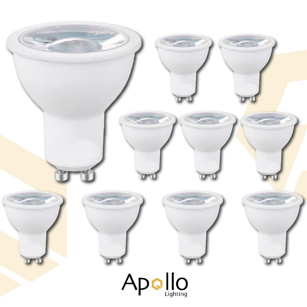 kit 10 Lampada dicróica led 4,8w mr16 gu10 para spot Bivolt 3000k 4000k 6000k
