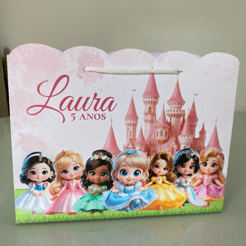 Sacolinha Personalizada Princesas  / DESMONTADAS