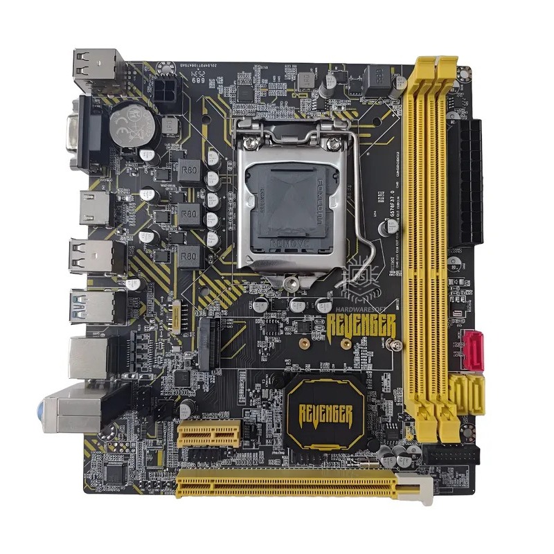 Placa Mãe OEM Lga 1155 CPU 2ª e 3ª Geração Core i3/i5/i7 B75 DDR3 HDMI VGA NVME M.2 Sata 3.0 Usb 3.0