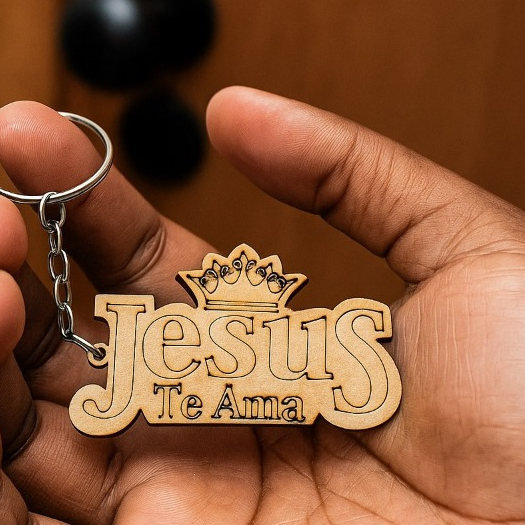 Kit 10 Chaveiros Mdf Jesus Te Ama Biblicos Igreja Festividades Lembrancinhas 3mm em Oferta na Shopee