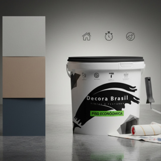 Tinta para Piso Econômica Decora Brasil Garagens Calçadas Varandas Cobertura Maior Tinta Base d'Água em Oferta na Shopee