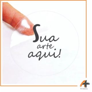 Etiquetas Adesivas Personalizadas Vinil Transparente | Adesivo Personalizado em Oferta na Shopee
