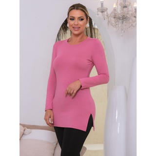 Blusa feminina Vest legging tapa bumbum manga longa cobre bumbum long roupa academia REF 29 em Oferta na Shopee