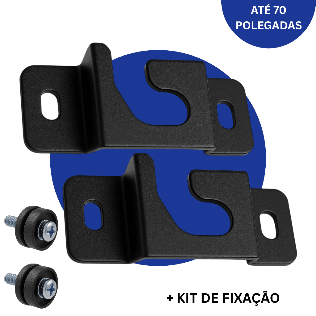 Suportes Para Tv e Monitor Universal Fixo Led Lcd Parede Painel Cor Preto Até 70 Polegadas em Oferta na Shopee