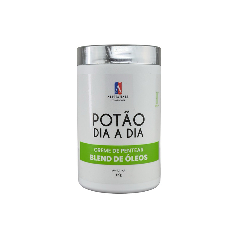 Creme de Pentear Potão Dia a Dia Argan Blend de Óleos 1kg em Oferta na Shopee