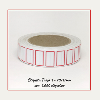 Etiqueta Para Preço Tarja 1  20x12- 1.660 unidades em Oferta na Shopee