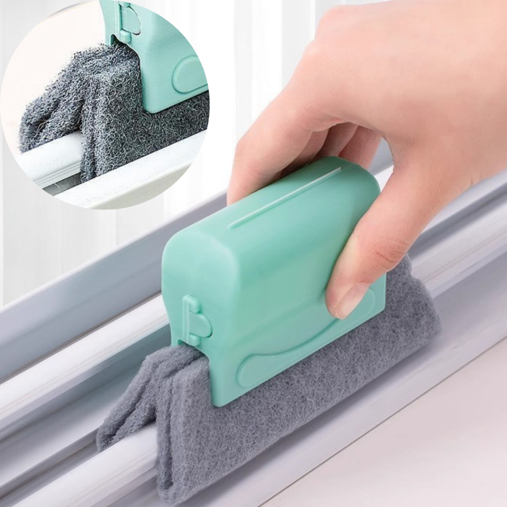 Limpador Janela Escova Limpeza Cantos Multiuso Janelas Cozinha Fogão Limpa Canto Casa Microfibra em Oferta na Shopee