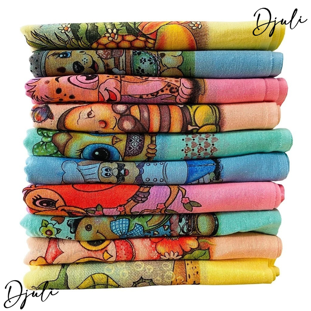 Kit Pano De Prato Estampado 100% algodão Colorido | Toalha de Pia com Bainha | Kit 5 ou 10 Unidades em Oferta na Shopee