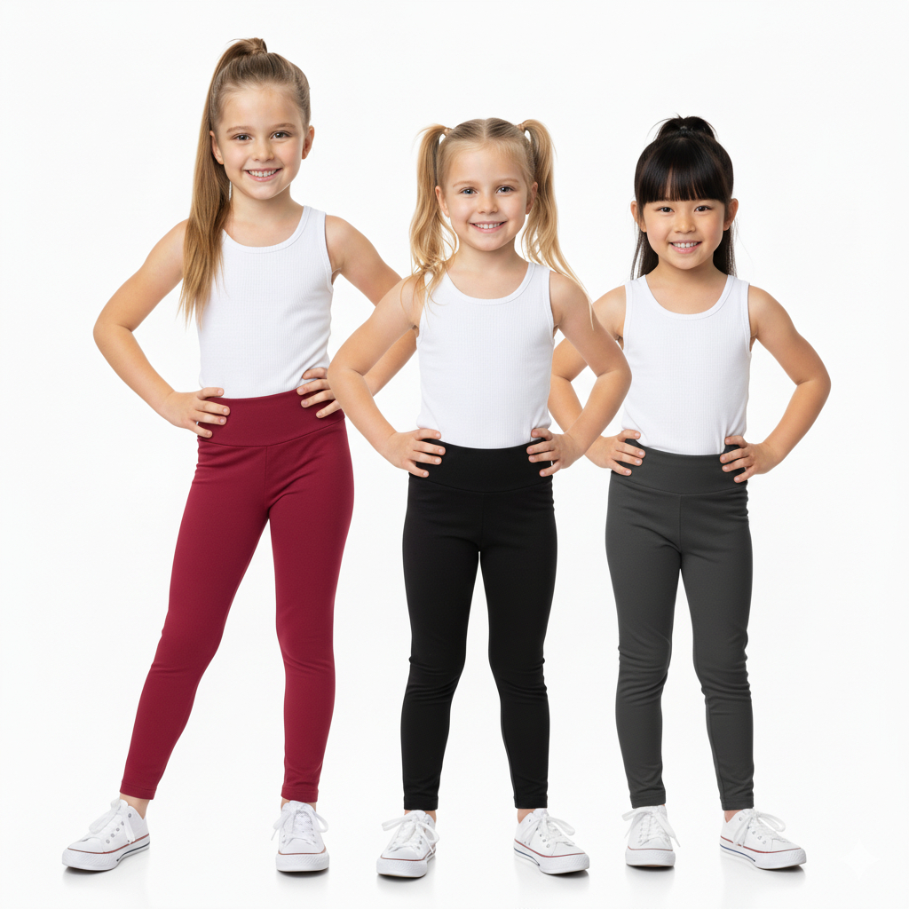 Kit Com 3 Legging Infantil Flanelada Ótima Qualidade Quentinha Forrada