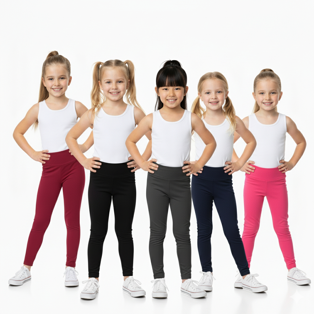Kit Com 5 Legging Infantil Flanelada Ótima Qualidade Quentinha Forrada