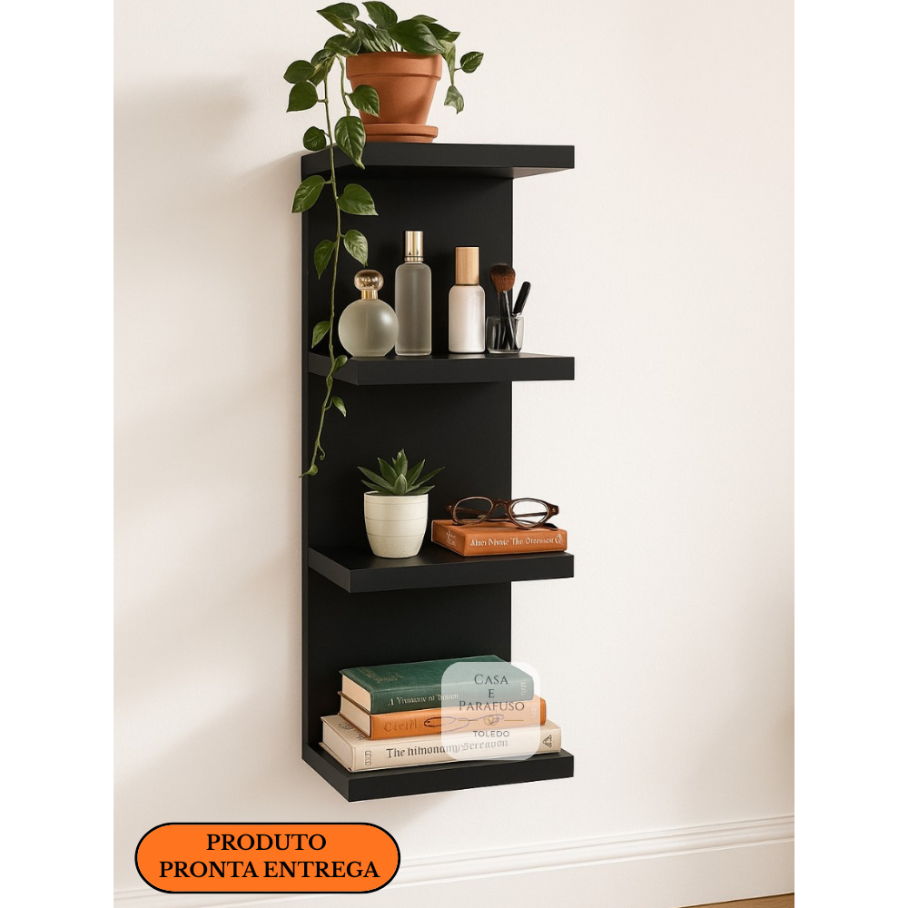 Torre De Prateleira Estante 85 Cm Para Quarto decoração Estante Multiuso Perfumes-105-85