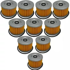 10x Filtro De Óleo Honda Cbx 250 Twister Cb300 Xr 250 Xre 300 CB 250f Com Anel Oring