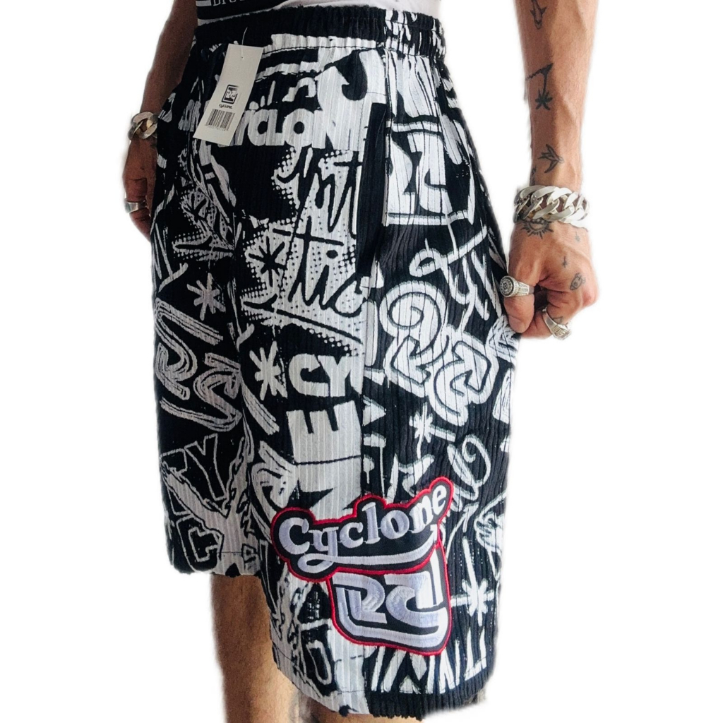 Bermuda Cyclone Veludo Hust em Oferta na Shopee