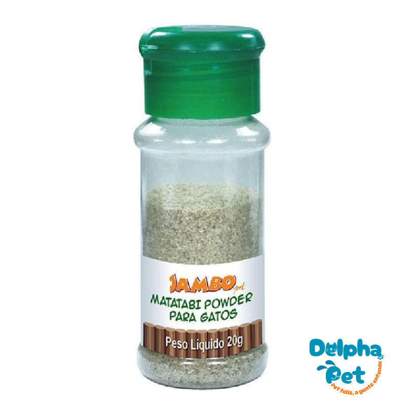 JAMBO PET Erva Natural Matatabi Power Alivia O Estresse Contém 20g Para Gatos