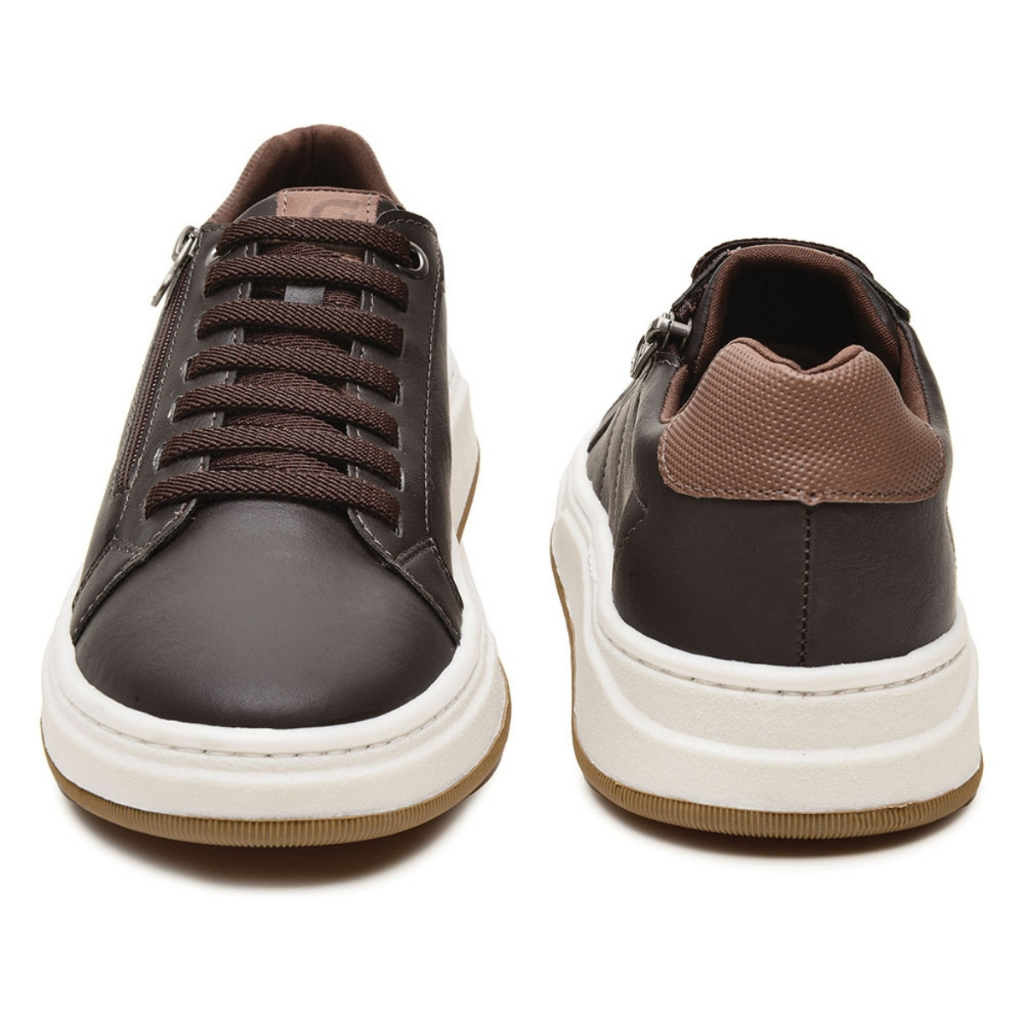 Sapatênis Masculino Social Casual Mocassim Elegante Esporte Fino Esporte Sola Alta Moda Estilo Urbano Leveza