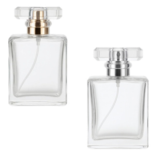 Frasco Porta Perfume 50ml em Vidro com Válvula Spray e Tampa Luxo Prata Dourada Moisily Diamante em Oferta na Shopee