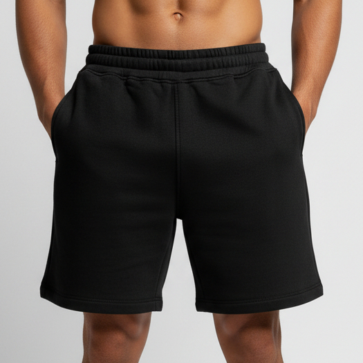 Kit 2 Bermudas Moletinho Masculina Casual Short Adulto Confortavel Leve Academia Casual