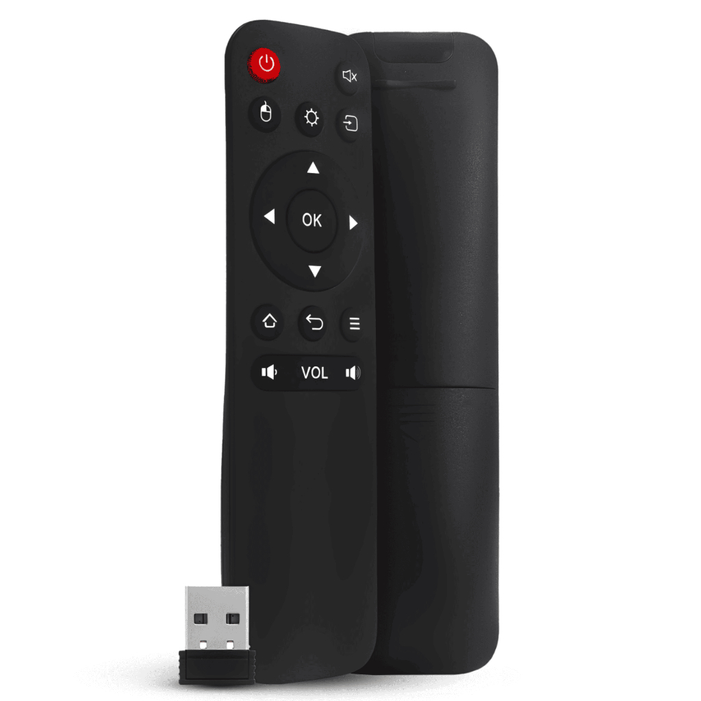 Controle remoto air mouse Wireless 2.4g para PC Smart TV Notebook Plug and Play em Oferta na Shopee