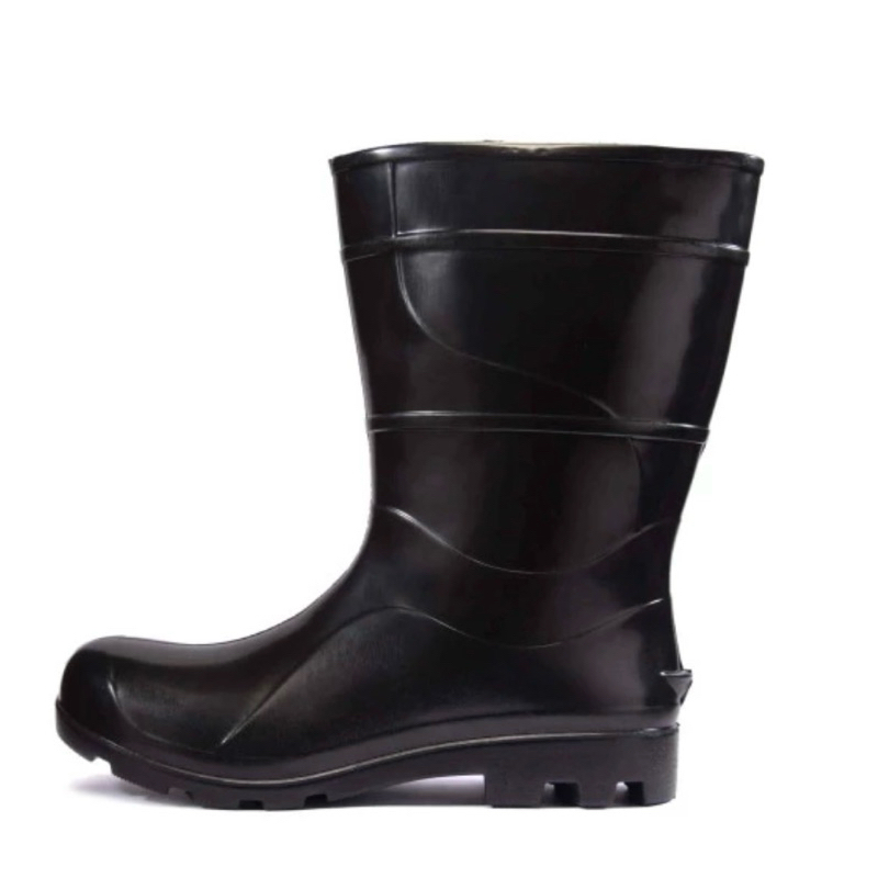 Bota PVC Chuva Motociclista Moto Impermeável Forrado