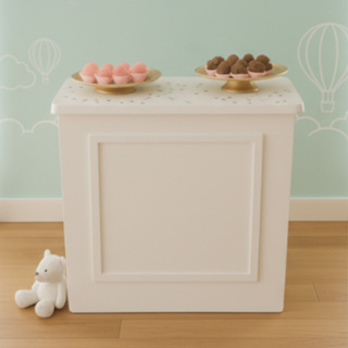 Mesa Fake Boiserie Cômoda Para Decoração Festa Dobrável MDF 9MM Branca em Oferta na Shopee