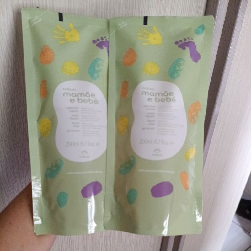 Refil Sabonete Líquido Mamãe e Bebê – Natura - 2 unidades