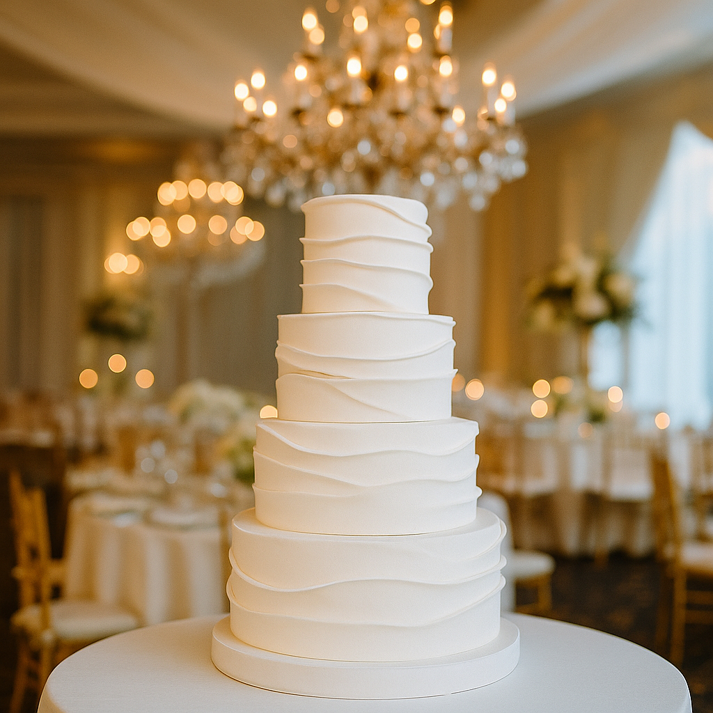 Bolo Fake Casamento 4 Andares - Comprar com Melhor Preço em Padaria