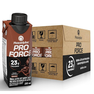 Bebida Láctea ProForce Cacau Piracanjuba 250ml cada - Kit 36 unidades em Oferta na Shopee