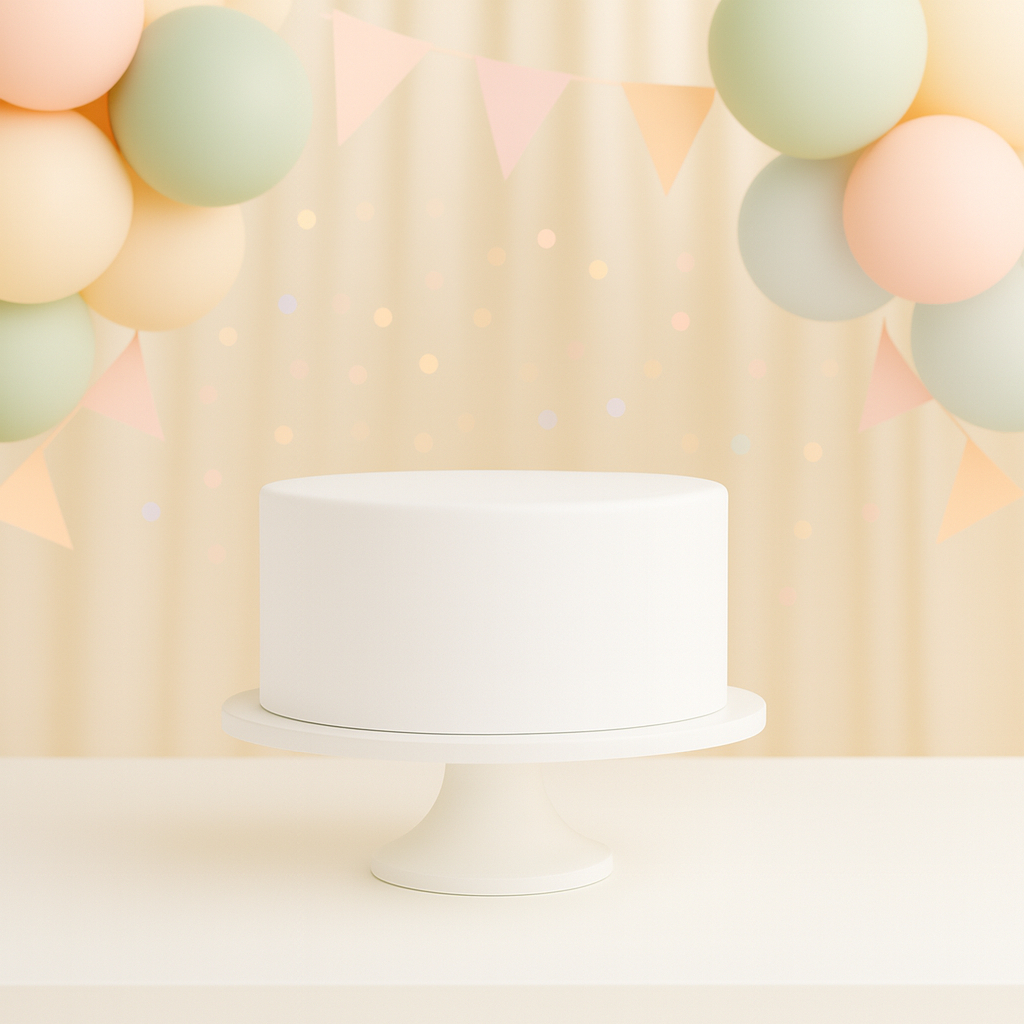 Bolo Fake / Falso Encapado Em Bases Maciças de Eva 20x10 Cm 01 Base - Escolha A Cor no Anúncio em Oferta na Shopee