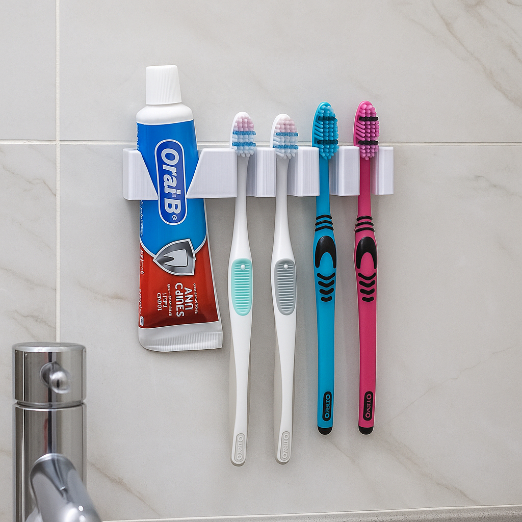 Suporte Parede Organizador Porta Escovas Dental