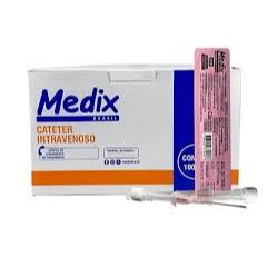 Cateter 20G Body Piercing Intravenoso Periférico Medix 10 Unidades