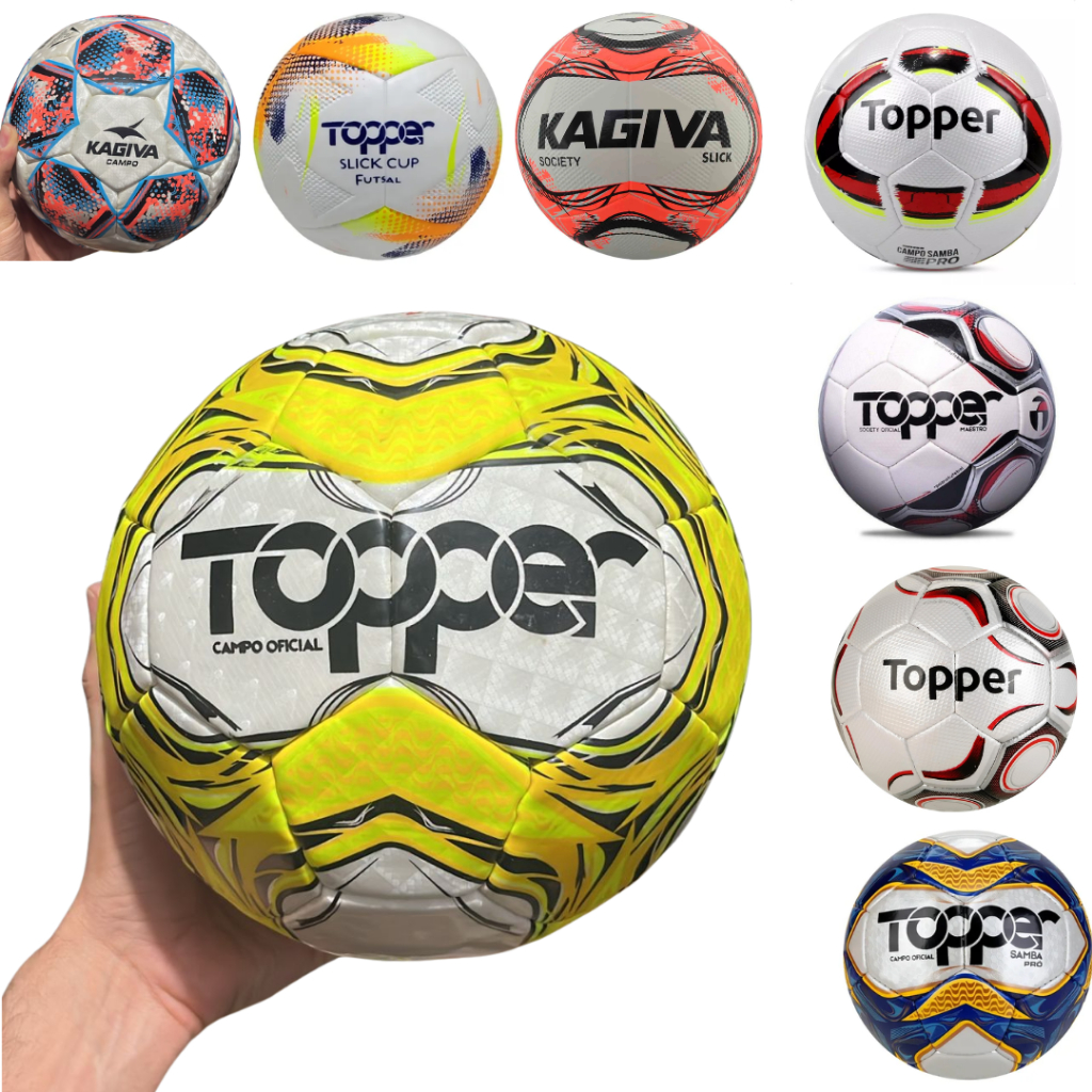 Bola de Futebol Campo Society Futsal Futebol de salão Topper Kagiva