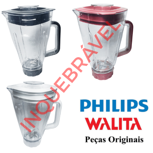 Copo inquebrável Original Philips Walita Duravita RI2240, RI2241, RI2242 com 5 anos de garantia